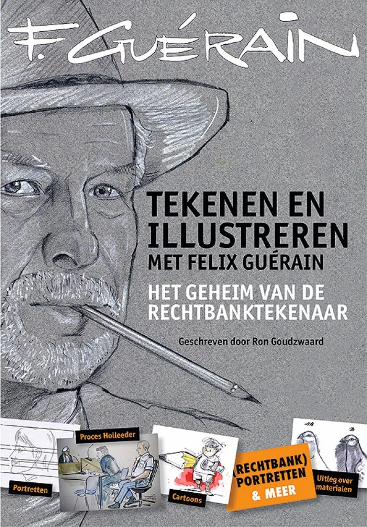 Een rechtbank­tekenaar moet het moment stelen