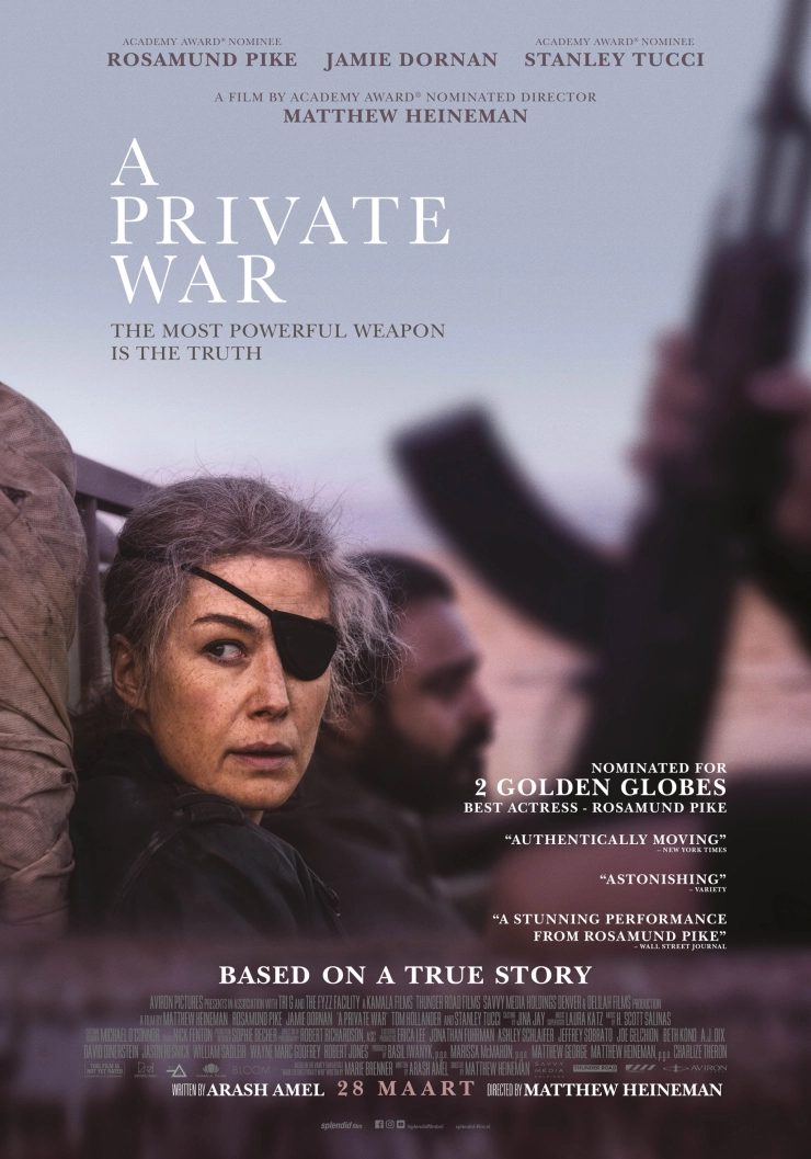 Film én biografie over de drijfveren van Marie Colvin