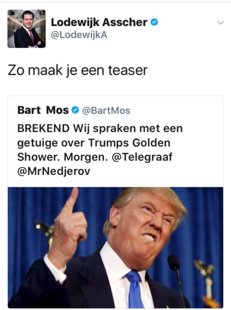 Twitterverbod voor Telegraafjournalist Bart Mos
