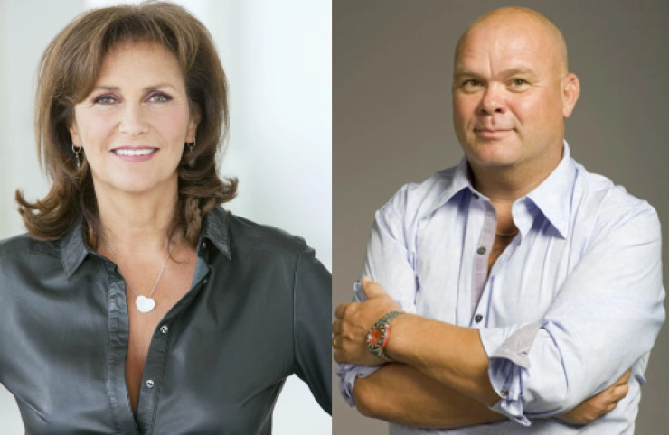Astrid Joosten en Paul de Leeuw duopresentatoren Op1 op vrijdag