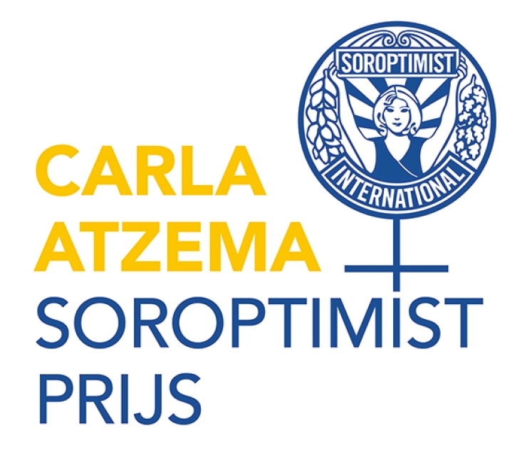Karlijn Saris, Sahra Mohamed, Coen van de Ven en Joris Veerbeek ontvangen de Carla Atzema Soroptimistprijs