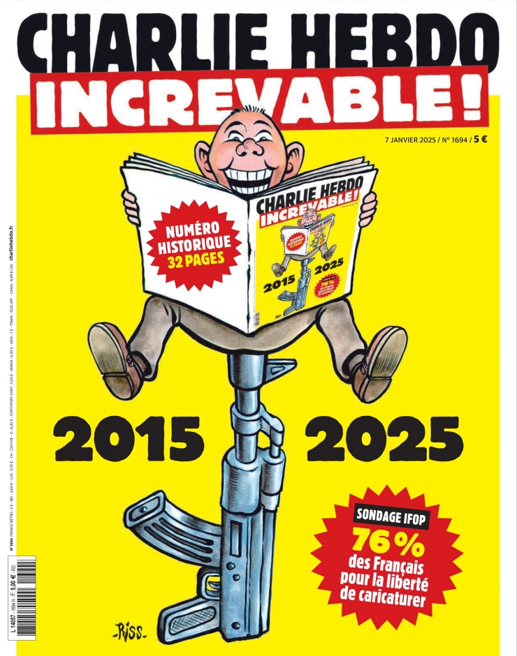Charlie Hebdo maakt speciale editie ter herdenking van de aanslag op zijn redactie