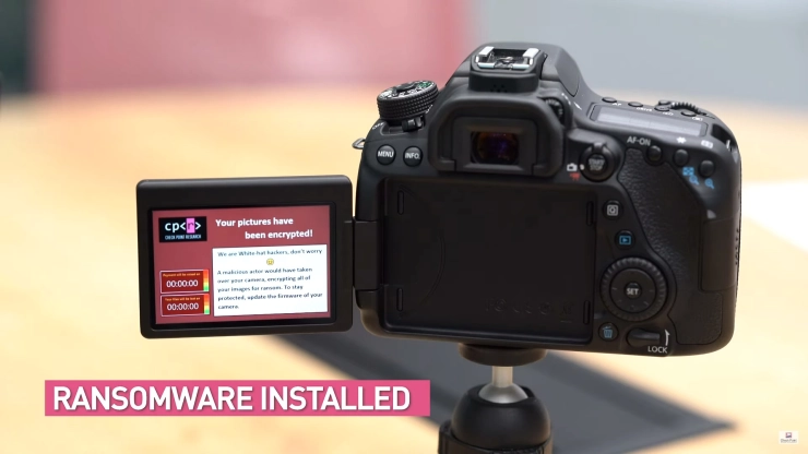 ‘Professionele digitale camera gevoelig voor gijzelsoftware’