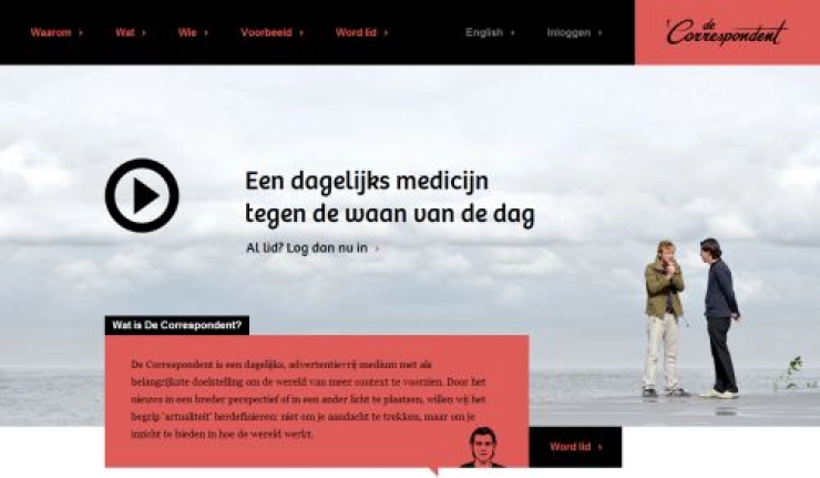De Correspondent noteert mooie cijfers