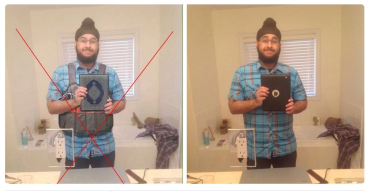 Gefotoshopte foto van ‘dader’ Parijse aanslagen