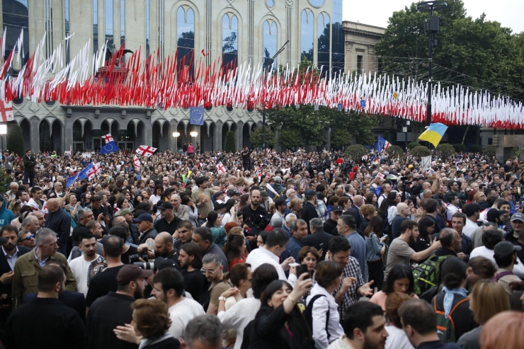Amerikaanse sancties tegen Georgische parlementariërs vanwege omstreden buitenlandse-agentenwet