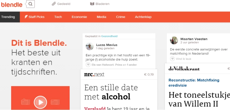 Blendle 1 jaar jong