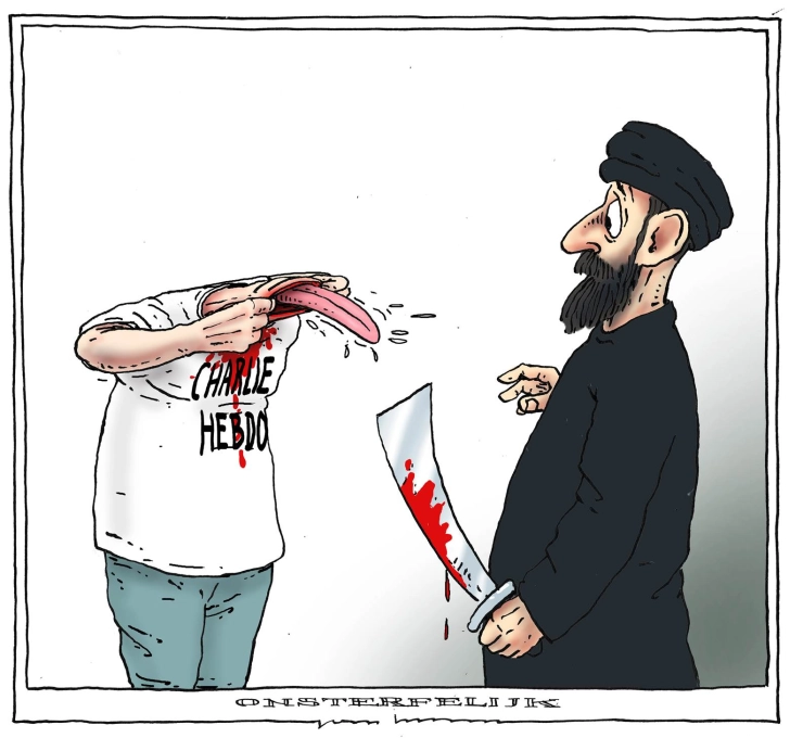 Joep Bertrams, vijf jaar na Charlie Hebdo: ‘Blijf het kritische uithangbord koesteren’