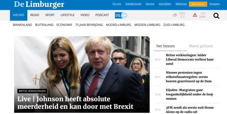 Hoofdredactie Limburger: krant in het rood; oplage onder 100.000