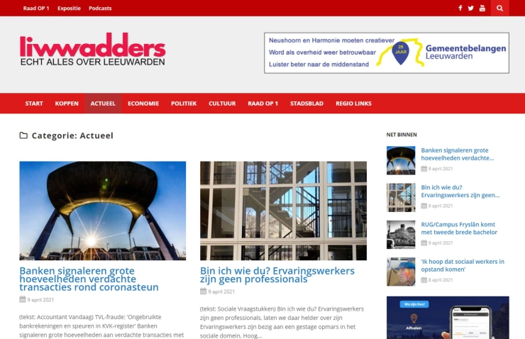 Gemeente Súdwest-Fryslân boos op Liwwadders.nl