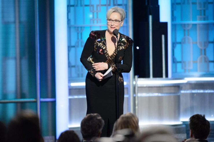 Meryl Streep komt op voor persvrijheid