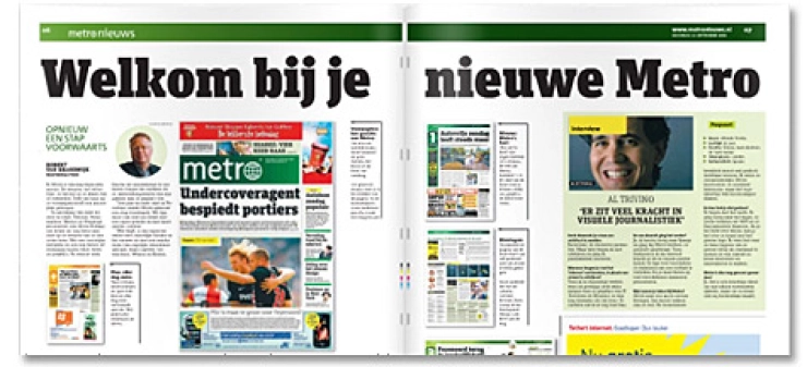 Metro in nieuwe jas