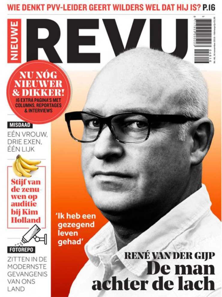 Nieuwe Revu met nieuwe jas in de winkel