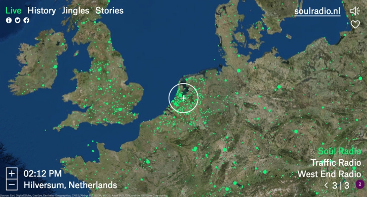 Beeld en Geluid wint prijs voor Radio.garden