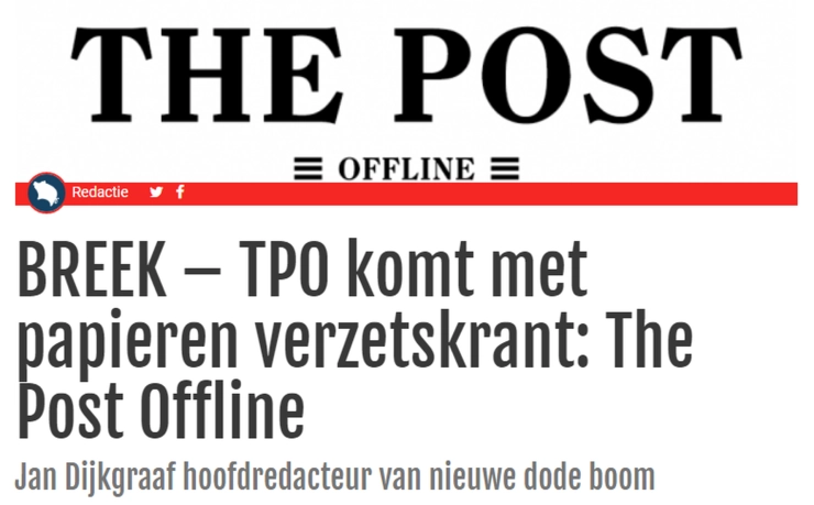 The Post Online verschijnt binnenkort ook op papier