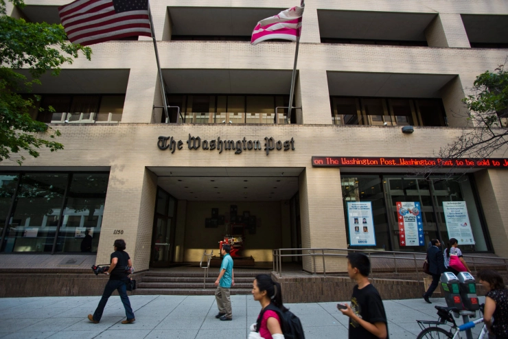 The Washington Post tijdelijk gehackt