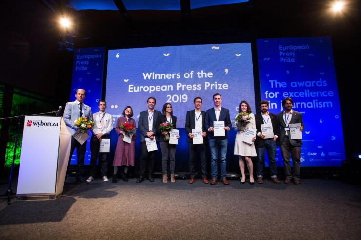 Uitreiking European Press Prize 2020 volledig online