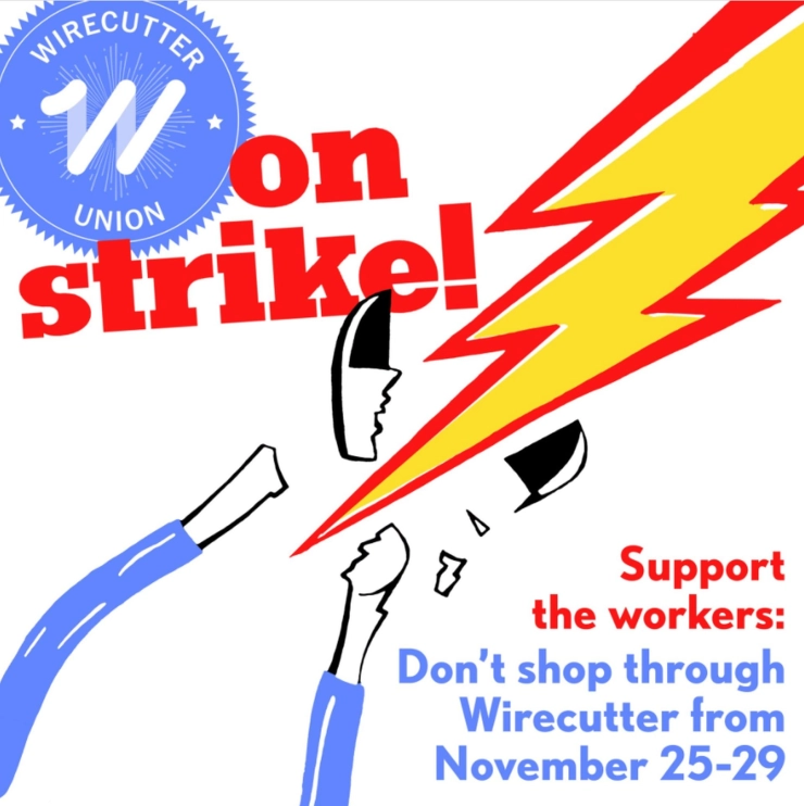 Wirecutter-personeel van de New York Times staakt vanaf Black Friday